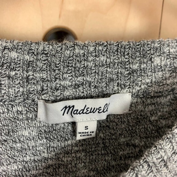 Madewell Women’s Telluride Pullover Gray Sweater Size Small - Picture 7 of 7